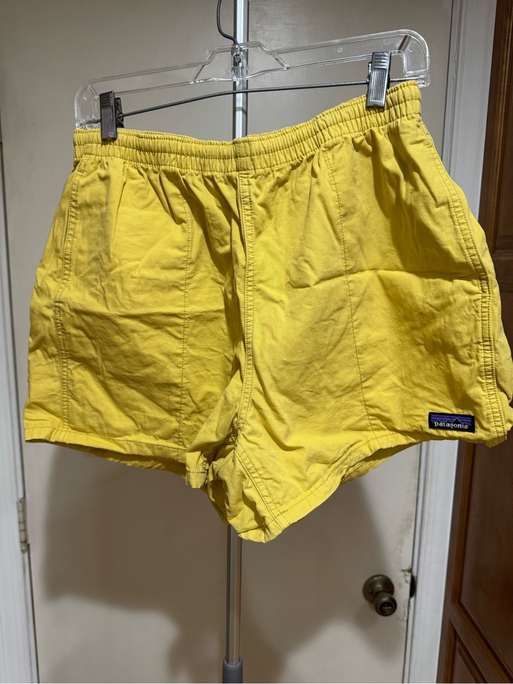 Patagonia Women’s Yellow Casual Outdoor Shorts Size M